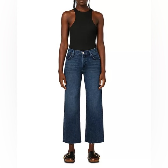 Hudson Jeans Denim - NEW Hudson
Rosie High Rise Wide Leg Cropped Jeans in color 
Lakeside size 30